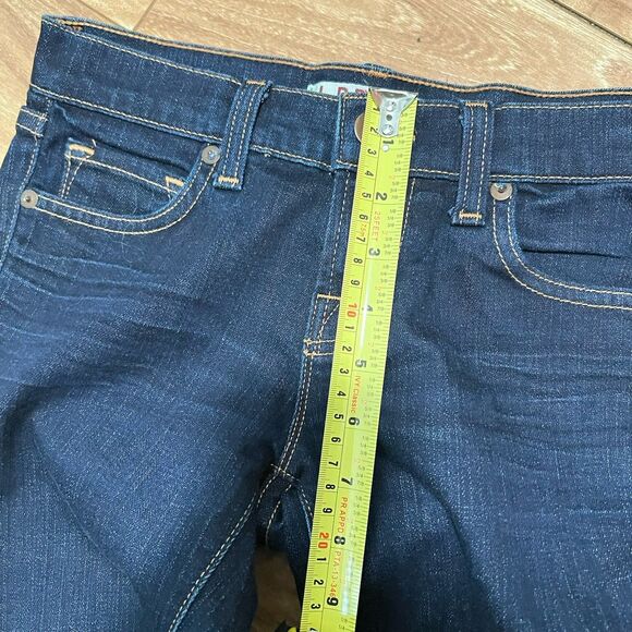 J. Brand Jeans Women's Size 24 Low Rise Straight Dark Wash The Blue Preppy Y2K - Picture 5 of 7